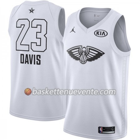 Maillot Basket New Orleans Pelicans Anthony Davis 23 2018 All-Star Jordan Brand Blanc Swingman - Homme